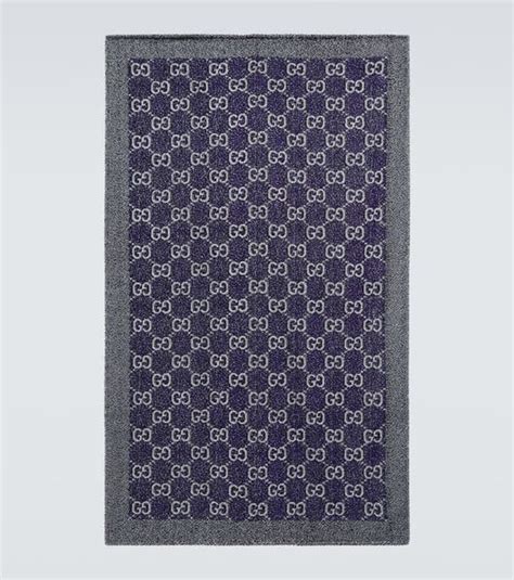 gucci jacquard beach towel